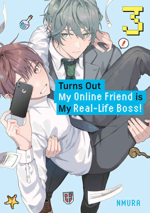 Turns Out My Online Friend is My Real-Life Boss! Vol. 3 English Manga Paperback book cover