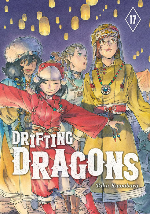 Drifting Dragons Vol. 17 English Manga Paperback book cover