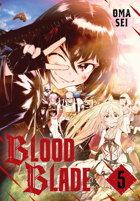 BLOOD BLADE Vol. 5 English Manga Paperback book cover