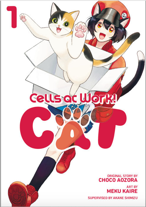 Cells at Work! Cat Vol. 1 English Manga Paperback book cover