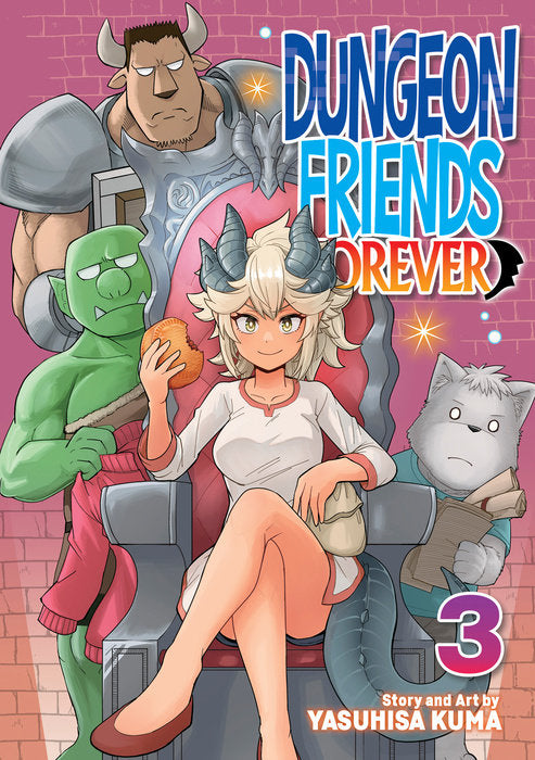 Dungeon Friends Forever Vol. 3 English Manga Paperback book cover