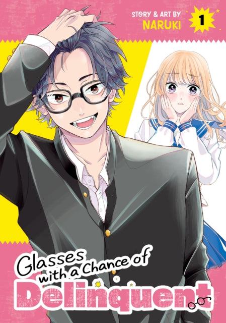 Glasses with a Chance of Delinquent Vol. 1 English Shojo Manga Paperback (NEW)