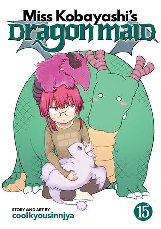 Miss Kobayashi’s Dragon Maid Vol. 15 English Manga cover