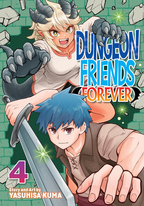 Dungeon Friends Forever Vol. 4 English Manga Paperback book cover
