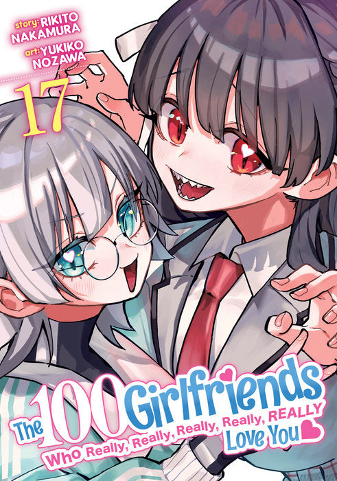 The 100 Girlfriends Who Really, Really, Really, Really, Really Love You Vol. 17 English Manga Paperback book cover
