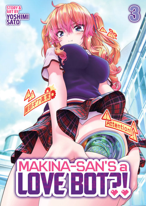 Makina-san’s a Love Bot?! Vol. 3 English Manga Paperback book cover