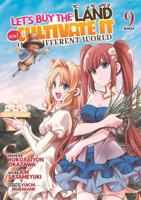 Let’s Buy the Land and Cultivate It in a Different World Vol. 9 English Manga Paperback book cover