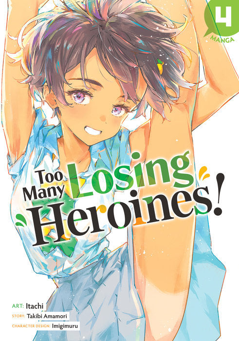 Too Many Losing Heroines! Vol. 4 English Light Novel Paperback book cover
