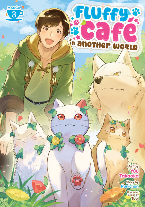 Fluffy Café in Another World Vol. 3 English Manga Paperback book cover