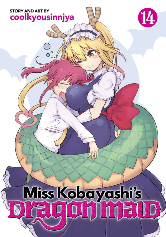 Miss Kobayashi’s Dragon Maid Vol. 14 English Manga cover