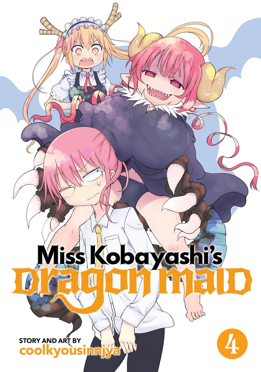 Miss Kobayashi’s Dragon Maid Vol. 4 English Manga cover