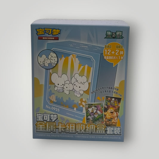 Pokemon Metal Deck Storage Box Set (Maushold No.0925) – Simplified Chinese