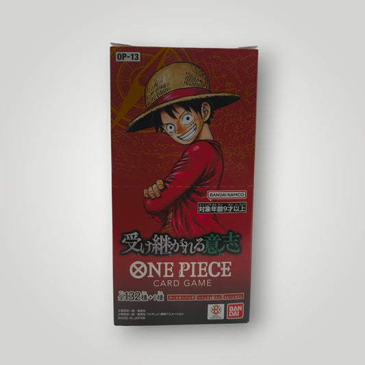 OP-13 Carrying on His Will ONE PIECE Card Game Booster Box – Japanese