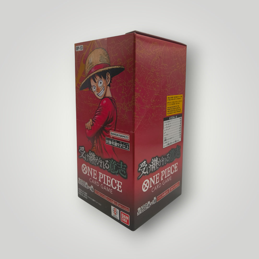 OP-13 Carrying on His Will ONE PIECE Card Game Booster Box – Japanese
