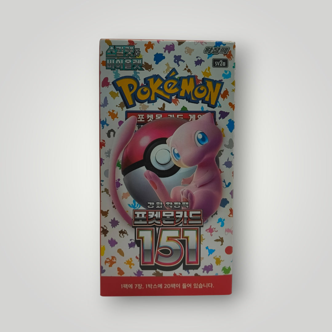 Pokémon 151 Booster Box (20 Packs) Korean – Pokémon TCG