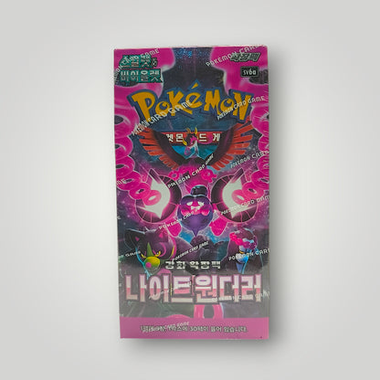 Pokémon Night Wanderer Booster Box Korean Sealed