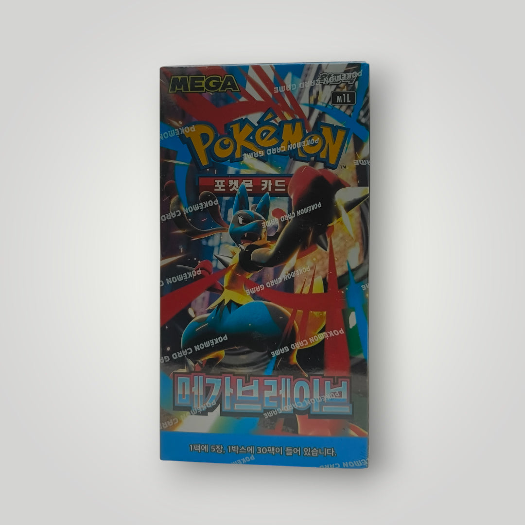 Mega Brave Pokémon TCG Booster Box – Korean