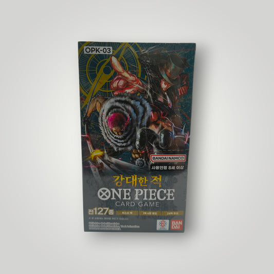 OPK-03 Pillars of Strength Booster Box – Korean | One Piece Card Game