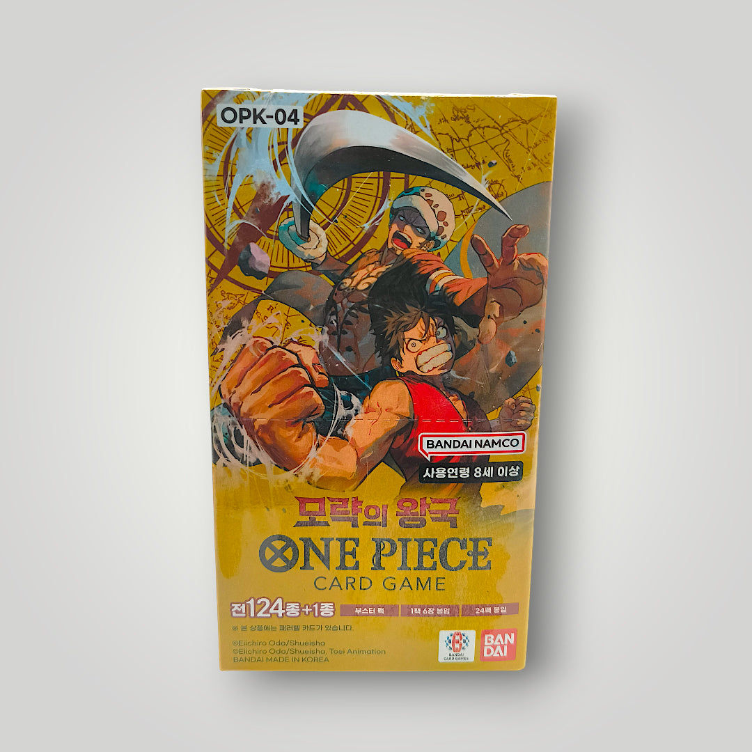 OPK-04 Kingdoms of Intrigue Booster Box – Korean | One Piece Card Game