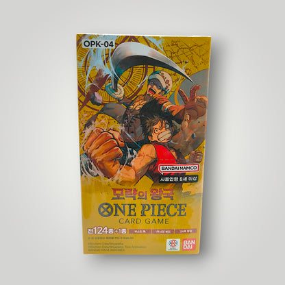 OPK-04 Kingdoms of Intrigue Booster Box – Korean | One Piece Card Game