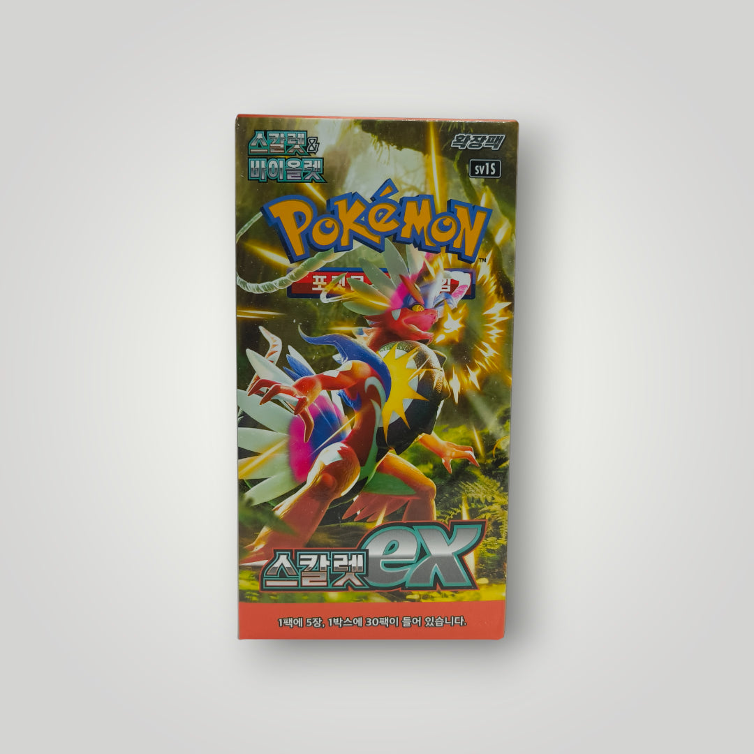 SV1S Scarlet ex Booster Box – Korean | Pokémon TCG
