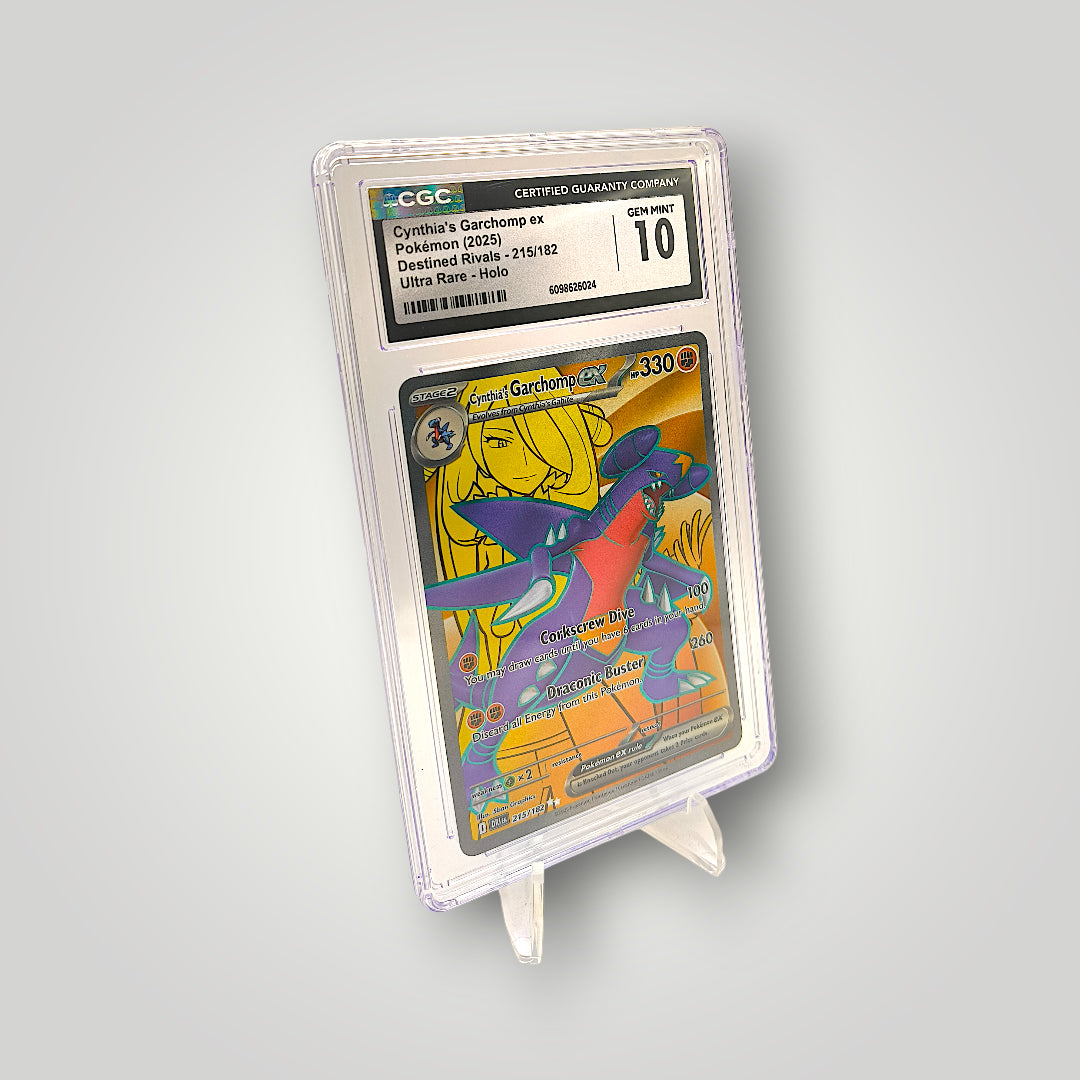 Cynthia’s Garchomp ex – Destined Rivals (215/182) – CGC Gem Mint 10