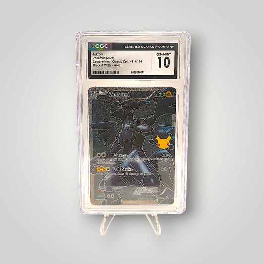 Zekrom 114/114 (Classic Collection) CGC Gem Mint 10 – Pokémon TCG Celebrations 2021