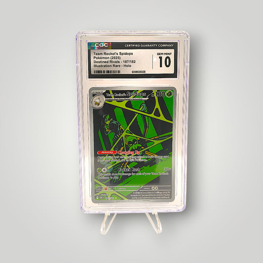 Team Rocket’s Spidops 187/182 (Destined Rivals) – CGC Gem Mint 10