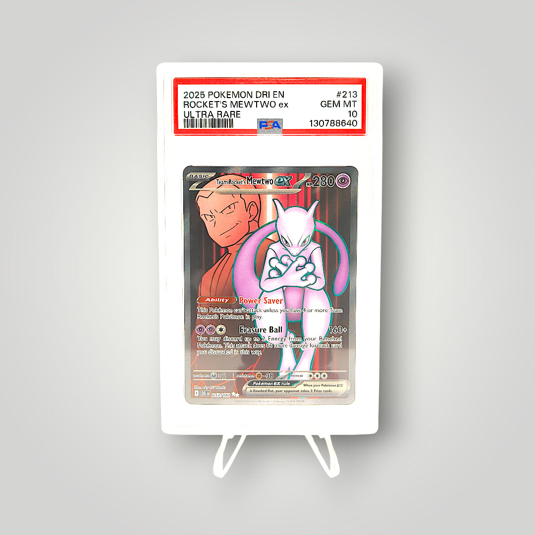 Team Rocket’s Mewtwo ex 213/165 PSA Gem Mint 10 – Scarlet & Violet 151 Ultra Rare