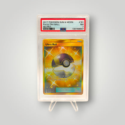 Ultra Ball 161/149 Secret Rare PSA 7 (Near Mint) – Pokémon TCG Sun & Moon (Base Set)