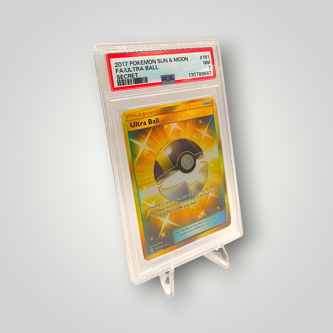 Ultra Ball 161/149 Secret Rare PSA 7 (Near Mint) – Pokémon TCG Sun & Moon (Base Set)