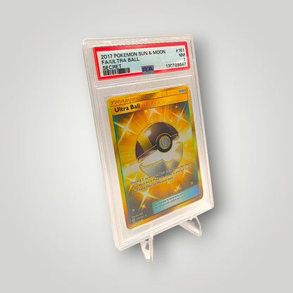 Ultra Ball 161/149 Secret Rare PSA 7 (Near Mint) – Pokémon TCG Sun & Moon (Base Set)