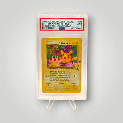 Birthday Pikachu 24 (Celebrations Classic Collection) – PSA Mint 9