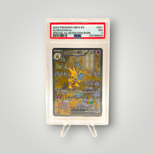 Alakazam ex 201 (Scarlet & Violet – 151) – PSA Near Mint 7