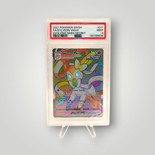Sylveon VMAX 211 (Evolving Skies – Secret Rare) – PSA Mint 9