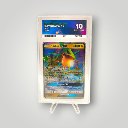 Rayquaza GX 109/168 ACE Gem Mint 10 – Sun & Moon Celestial Storm