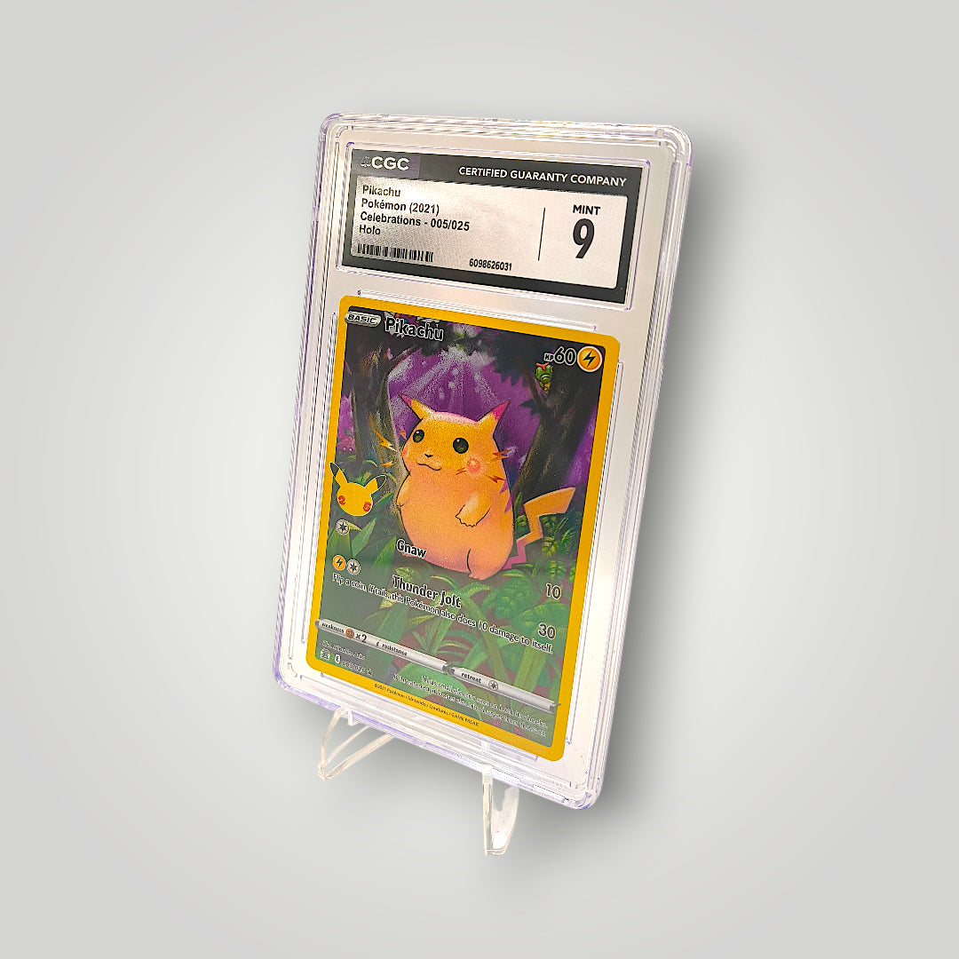 Pikachu 5/25 (Celebrations) CGC Mint 9 – Pokémon TCG (Cert 6098626031)
