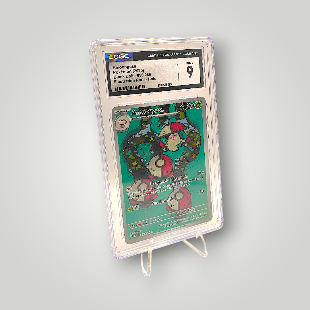 Amoonguss 096/086 Illustration Rare CGC 9 (Mint) – Scarlet & Violet: Black Bolt