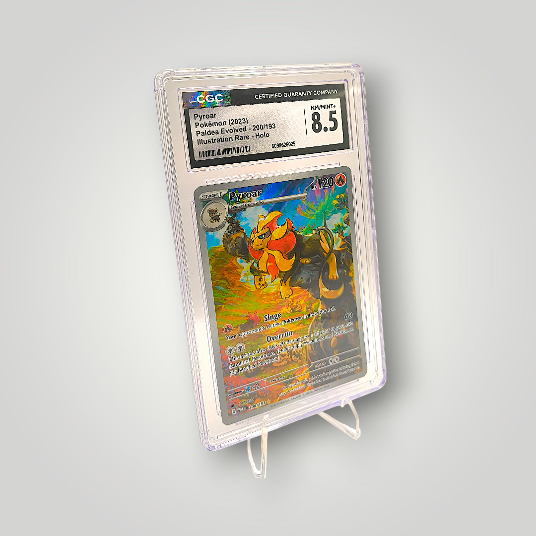 Pyroar 200/193 (Paldea Evolved – Illustration Rare Holo) – CGC NM/Mint+ 8.5