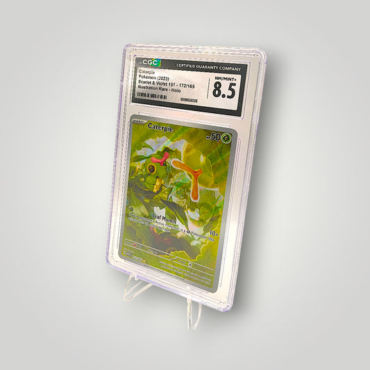 Caterpie 172/165 Illustration Rare CGC 8.5 (NM/Mint+) – Scarlet & Violet: 151