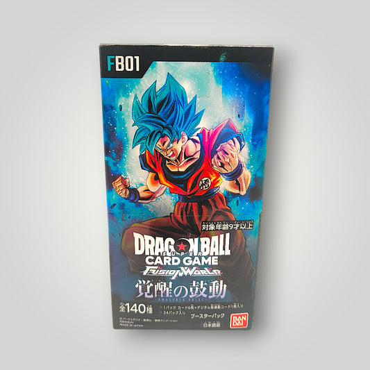 Fusion World FB01 Awakened Pulse Booster Box Dragon Ball Super Card Game  – Japanese