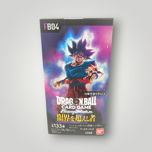 Fusion World FB04 Ultra Limit Booster Box Dragon Ball Super Card Game  – Japanese
