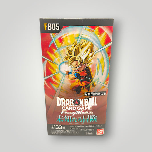 Fusion World FB05 New Adventure Booster Box Dragon Ball Super Card Game  – Japanese