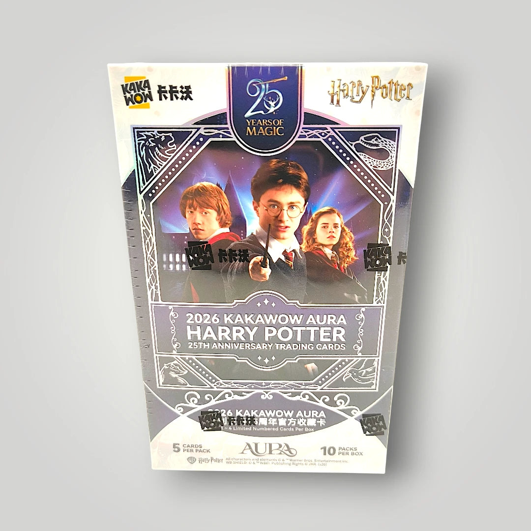 Kakawow 2026 Harry Potter Aura 25th Anniversary Hobby Box Sealed