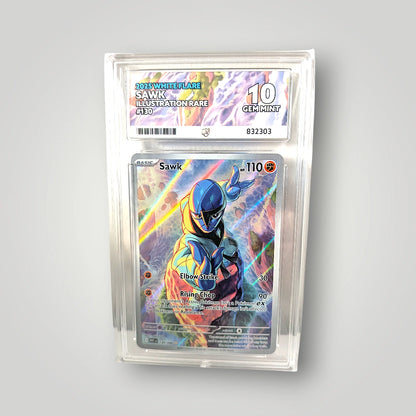 Sawk 130/086 (Illustration Rare) ACE 10 (Gem Mint) – Scarlet & Violet: White Flare SV10.5