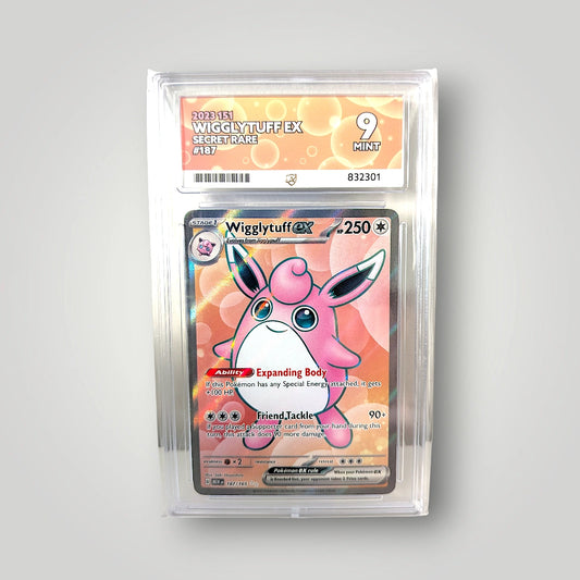 Wigglytuff ex 187/165 (Ultra Rare) ACE 9 (Mint) – Scarlet & Violet—151 SV3.5