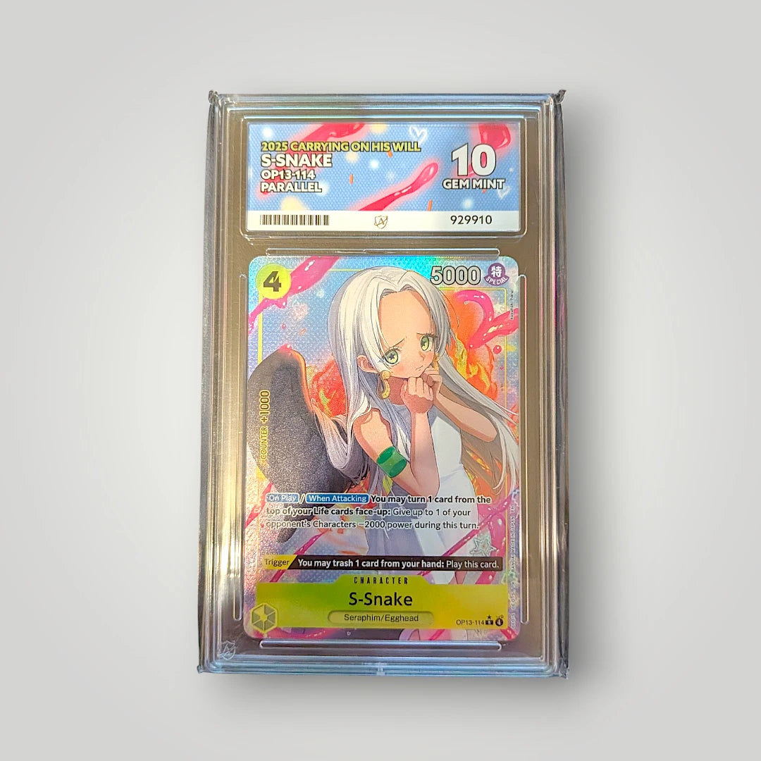 S-Snake OP13-114 ACE Grading Gem Mint 10 – One Piece English