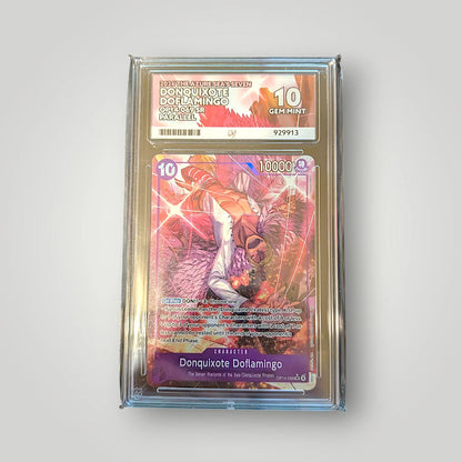 Donquixote Doflamingo OP14-069 SR Parallel ACE Grading Gem Mint 10 – One Piece English