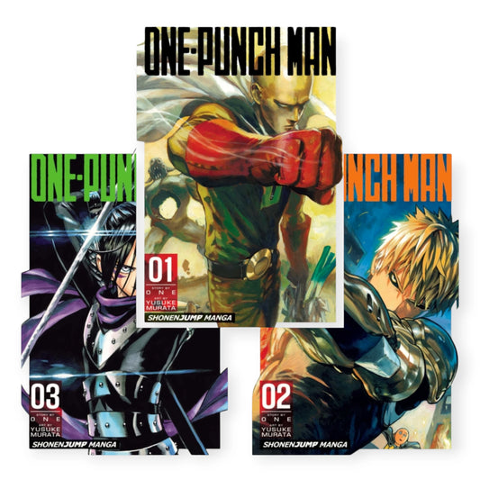 One-Punch Man Starter Bundle Vol. 1-3 Manga English New