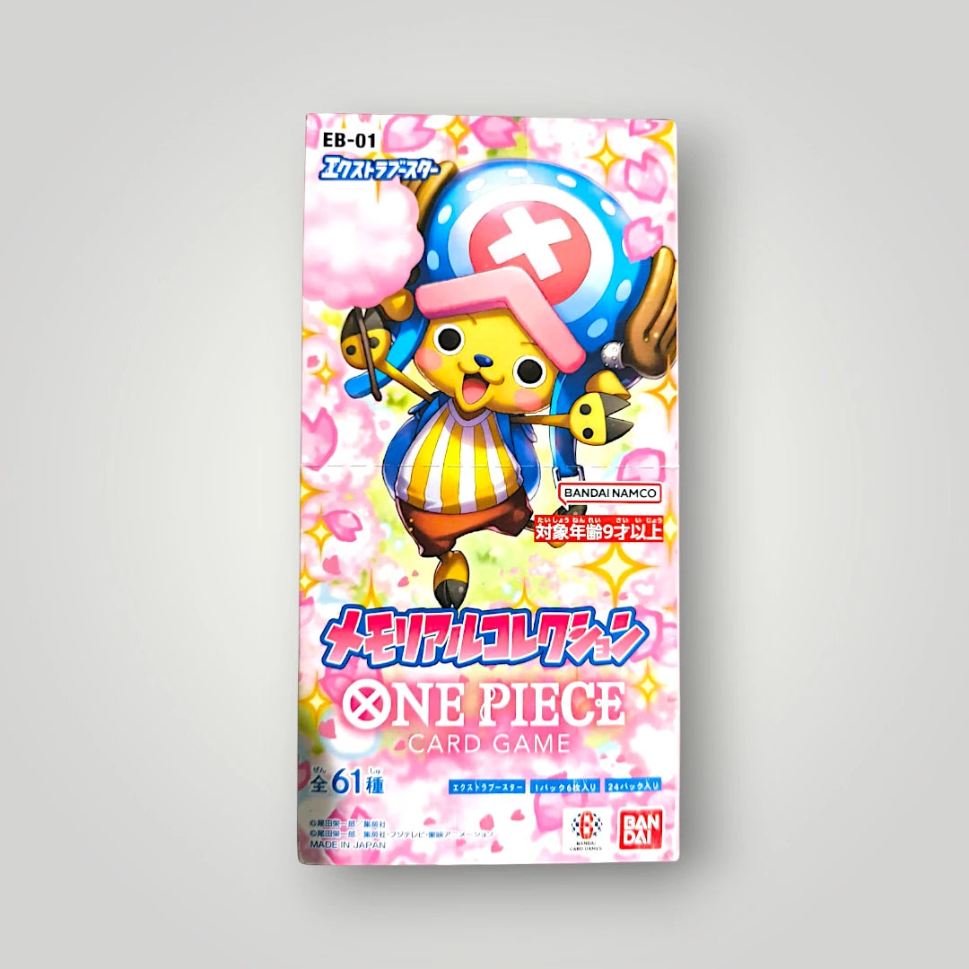 EB-01 Memorial Collection ONE PIECE Card Game Booster Box – Japanese